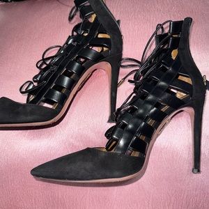 Aquazurra boot heels